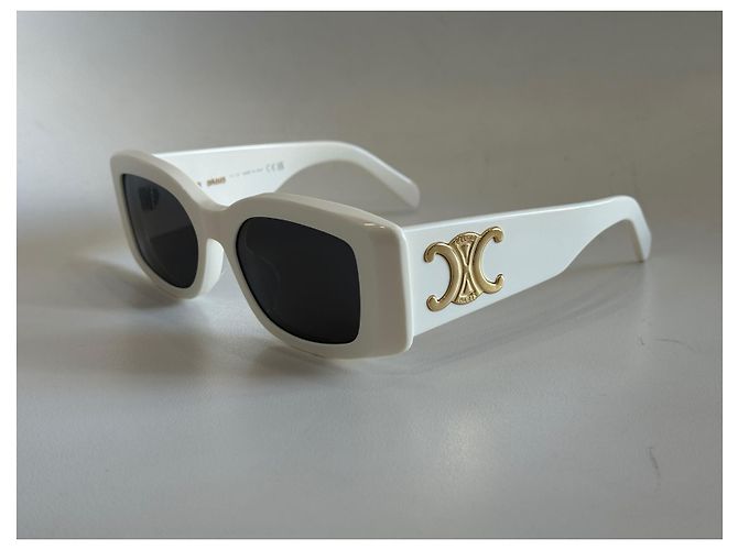 Occhiali da sole Céline CL40282U 25A Crema Plastica Crudo - vista 3