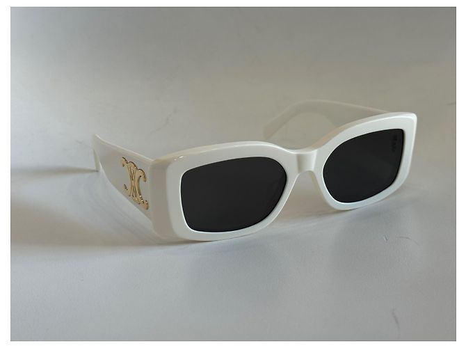 Occhiali da sole Céline CL40282U 25A Crema Plastica Crudo - vista 4
