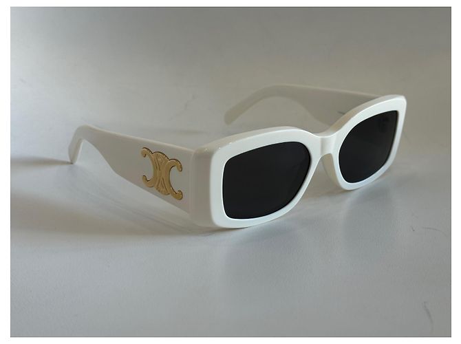 Occhiali da sole Céline CL40282U 25A Crema Plastica Crudo - vista 5