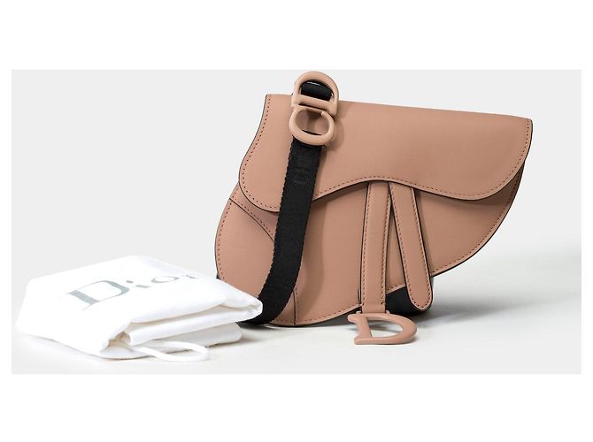 DIOR Saddle Bag in Pink Leather - 101852 - view 2