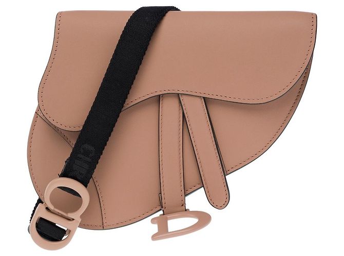 DIOR Saddle Bag in Pink Leather - 101852 - view 3