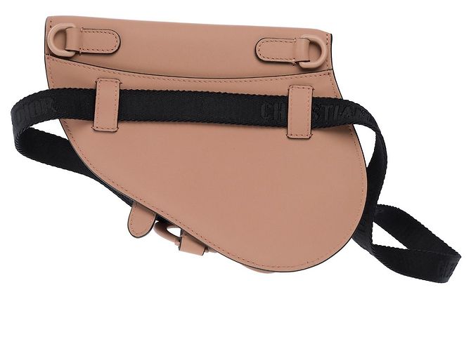 DIOR Saddle Bag in Pink Leather - 101852 - view 4