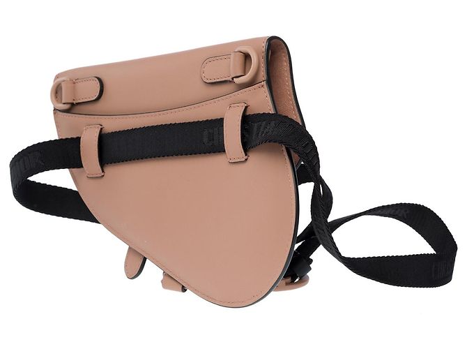 DIOR Saddle Bag in Pink Leather - 101852 - view 6