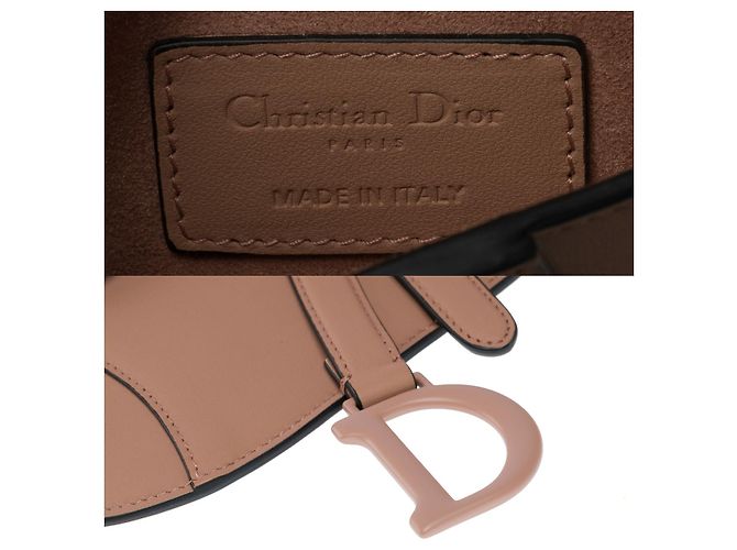 DIOR Saddle Bag in Pink Leather - 101852 - view 7