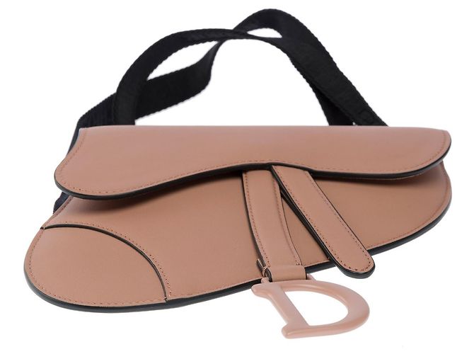 DIOR Saddle Bag in Pink Leather - 101852 - view 9
