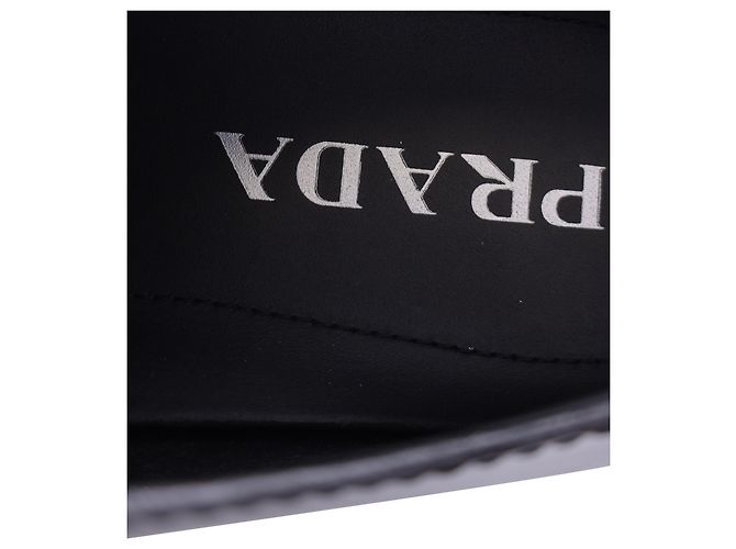 Zapatos Derby Prada Rocksand en cuero negro - vista 5