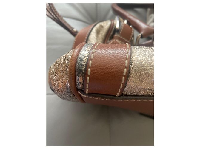 Borsa a mano Dolce & Gabbana Miss Easy Way in pelle metallizzata Metallico - vista 9