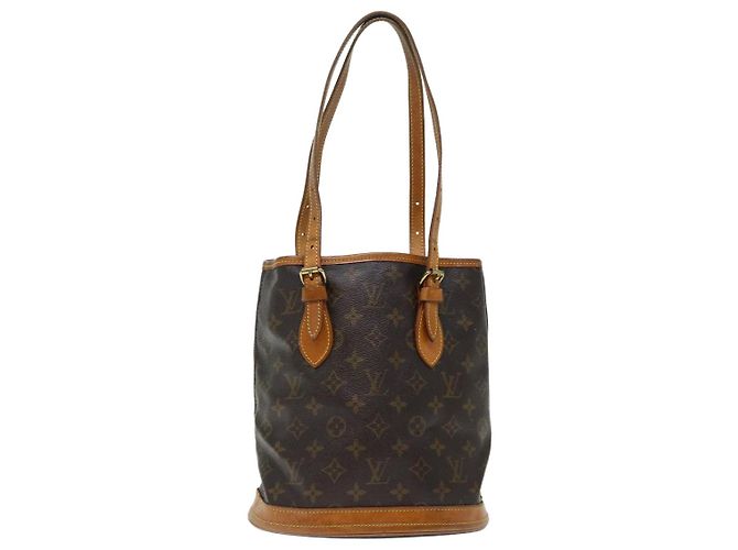 LOUIS VUITTON Monogram Bucket PM Shoulder Bag M42238 LV Auth fm3321 - view 13