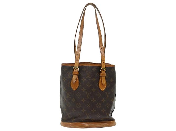 LOUIS VUITTON Monogram Bucket PM Shoulder Bag M42238 LV Auth fm3321 - view 2