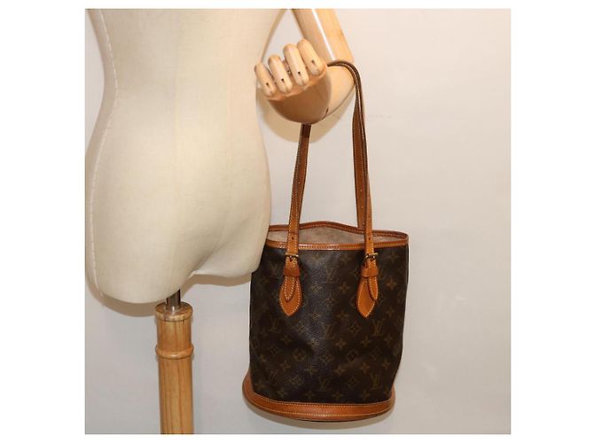 LOUIS VUITTON Monogram Bucket PM Shoulder Bag M42238 LV Auth fm3321 - view 21