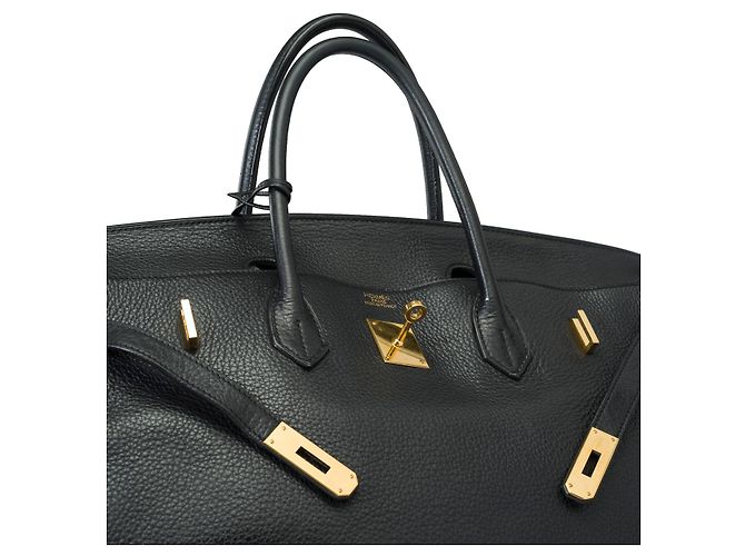 Hermès Sac HERMES Birkin 40 en Cuir Noir - 101822 - vue 6