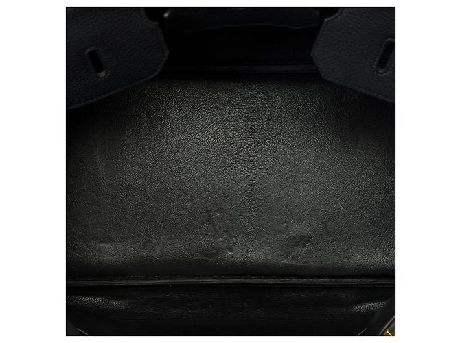 Hermès Sac HERMES Birkin 40 en Cuir Noir - 101822 - vue 8