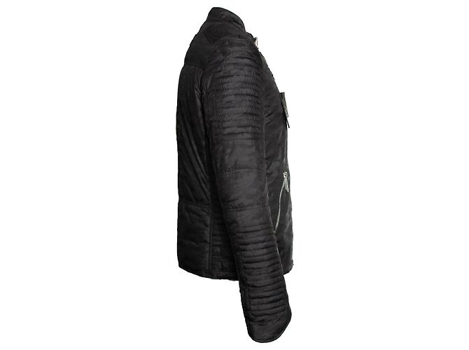 Philipp Plein, gesteppte Bikerjacke Grau - Ansicht 4
