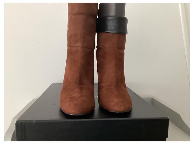 Stivaletti Giuseppe Zanotti Kubrick in pelle cognac - vista 3
