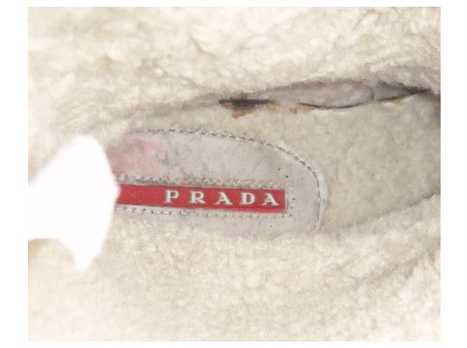 gefütterte Stiefel von Prada Größe 37 Grau - Ansicht 7