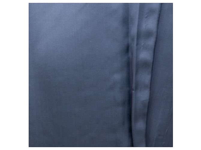 Hermès gefütterter Reversmantel mit Pelz Schwarz - Ansicht 7