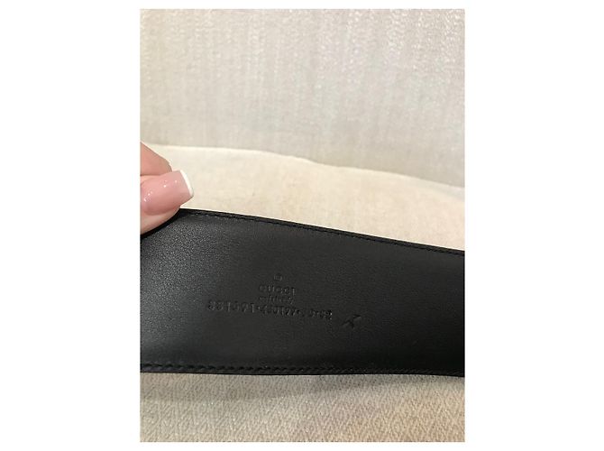 GUCCI Gürtel T.cm 80 Andere Schwarz - Ansicht 6