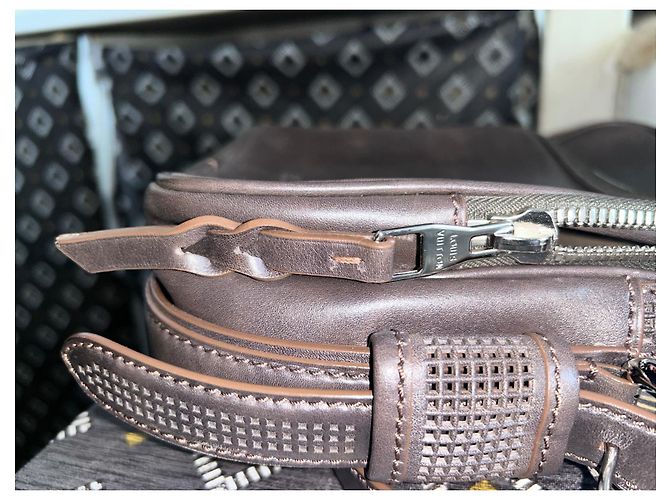 LOUIS VUITTON Trotteur MM Borsa a tracolla uomo M95320 marrone Marrone scuro - vista 3