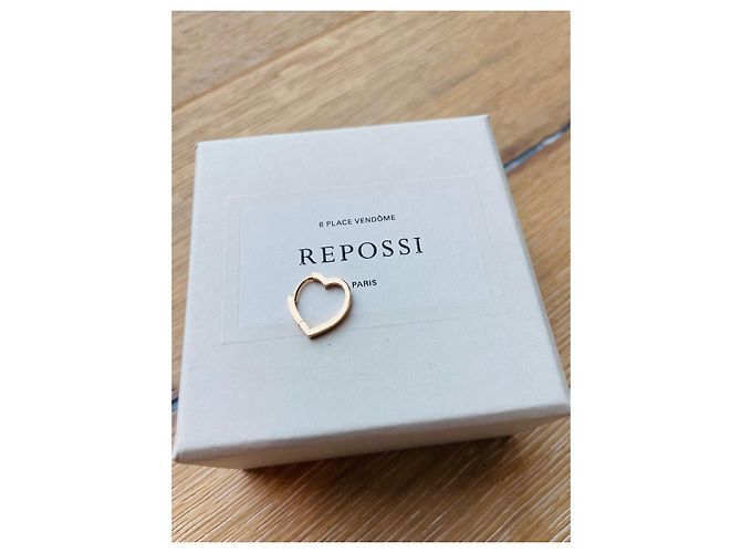 Repossi Piccola creola Antifer Heart Gold hardware - vista 6