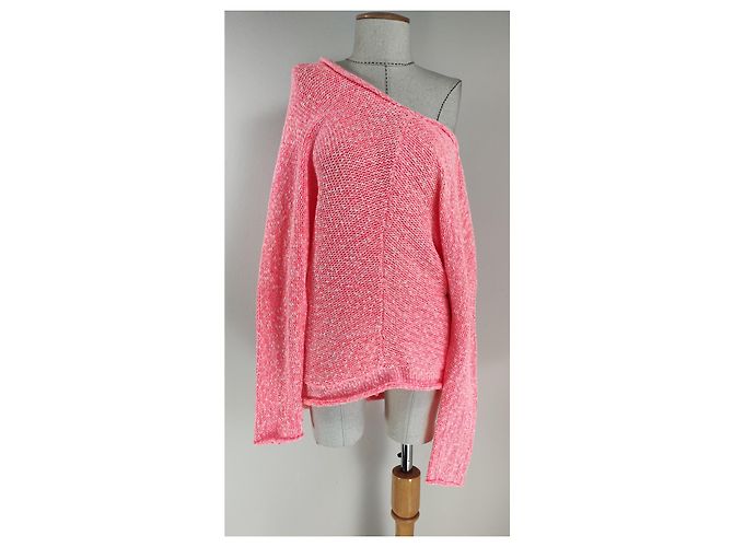 Free People Rosa Baumwoll Overall Oversize Pink Koralle - Ansicht 4