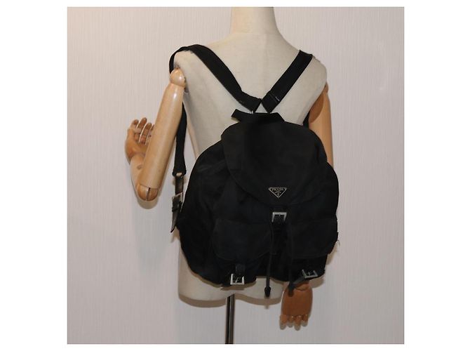 Zaino PRADA Nylon Nero Auth 71911 - vista 27