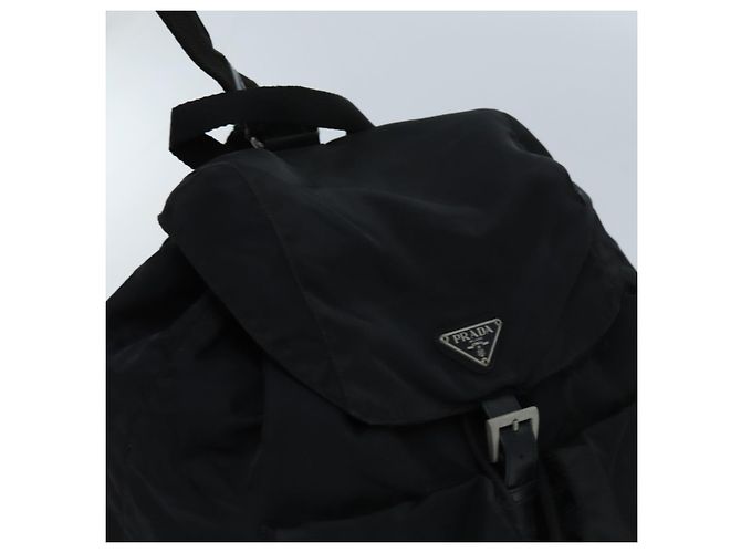 Zaino PRADA Nylon Nero Auth 71911 - vista 8