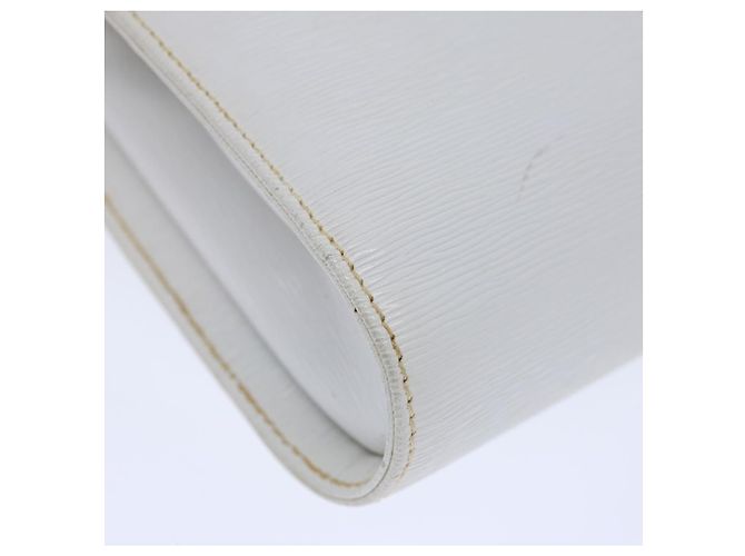 Chloé Chloe Chain Umhängetasche Leder Vintage Weiß Auth ar11719 - Ansicht 14