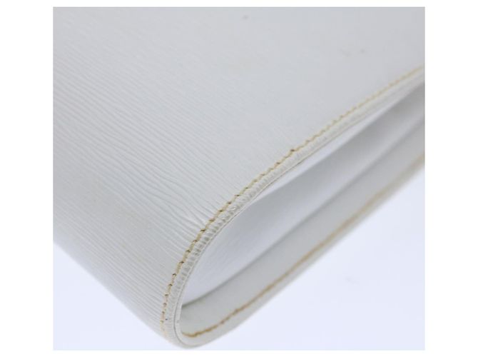 Chloé Chloe Chain Umhängetasche Leder Vintage Weiß Auth ar11719 - Ansicht 17
