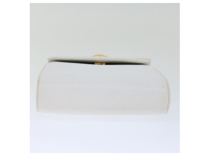 Chloé Chloe Chain Umhängetasche Leder Vintage Weiß Auth ar11719 - Ansicht 5