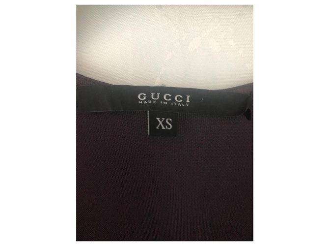 Vestido Gucci Morado de Viscosa Púrpura - vista 3