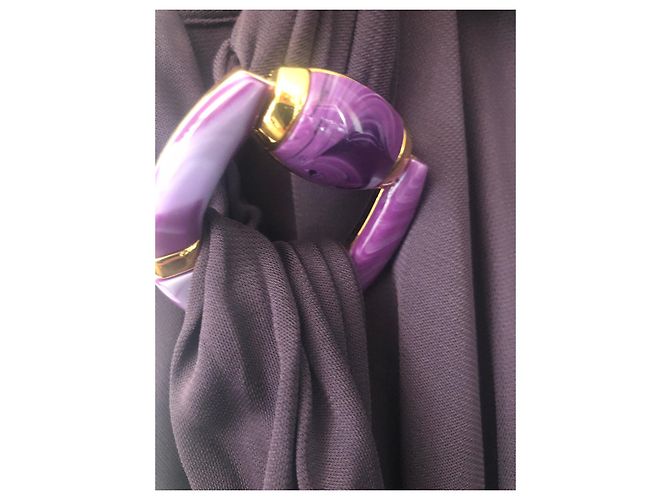 Vestido Gucci Morado de Viscosa Púrpura - vista 4