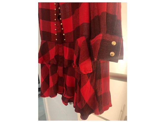 Robe Guess Rouge en Polyester Taille S - vue 2