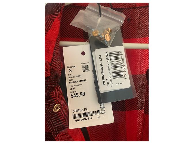 Robe Guess Rouge en Polyester Taille S - vue 3