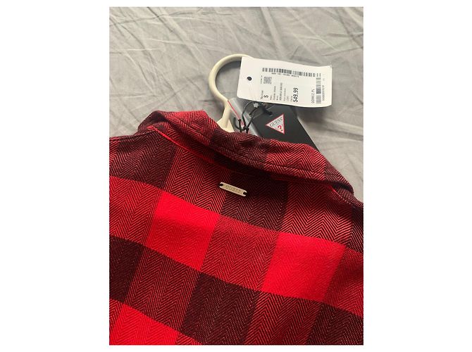 Robe Guess Rouge en Polyester Taille S - vue 5