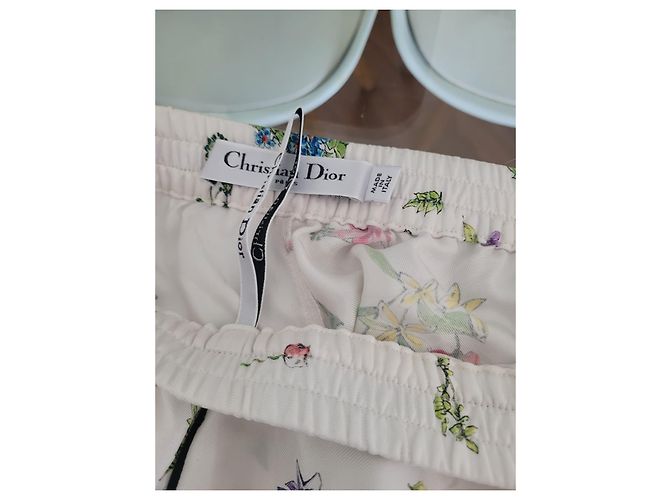 Pijama de seda Christian Dior blanco - vista 8