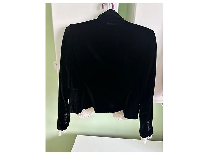 Dolce & Gabbana Jacke Schwarz Viskose - Ansicht 2