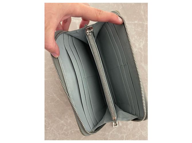 PRADA Wallets T.  Leather Green - view 5