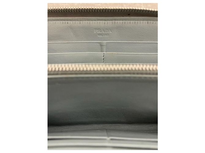 PRADA Wallets T.  Leather Green - view 6