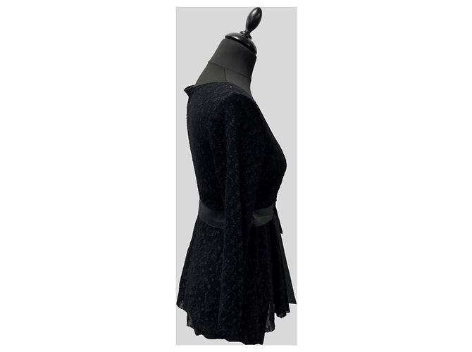Autre Marque Camisa Negra de Manga Larga Negro - vista 3