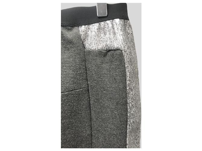 Autre Marque Falda Atos Lombardini Gris Oscuro Viscosa con Lentejuelas - vista 3