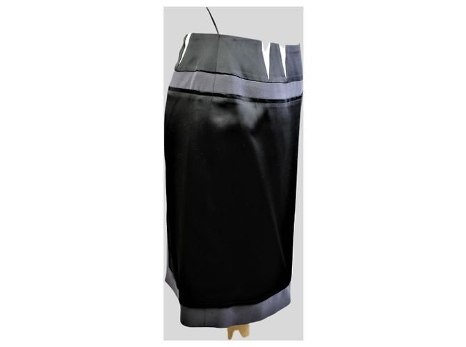 Gonna Balenciaga Nera Grigia e Bianca Nero - vista 2