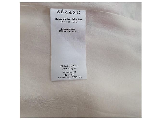SéZane Blumenkleid aus Viskose Mehrfarben - Ansicht 8