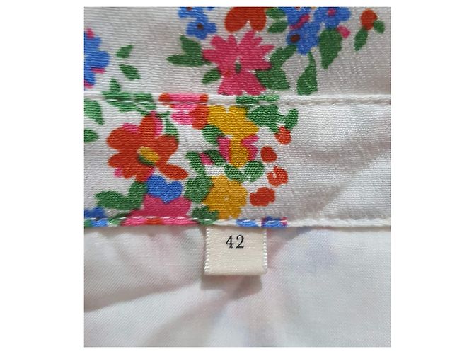 SéZane Blumenkleid aus Viskose Mehrfarben - Ansicht 9
