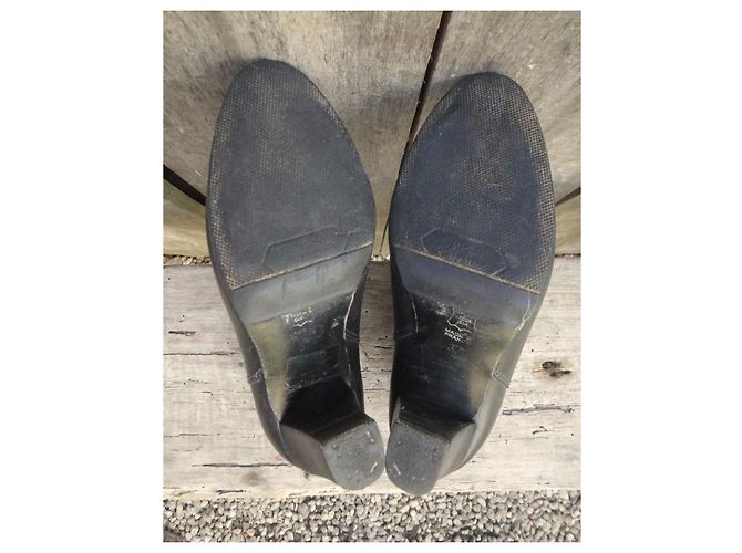 Botines Isabel Marant de cuero gris oscuro Gris antracita - vista 5