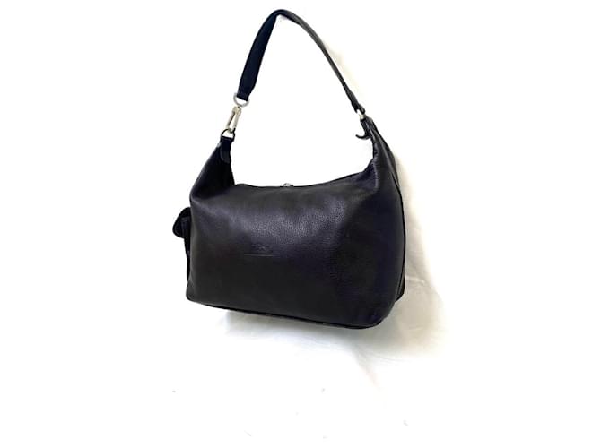 Borsa Longchamp in pelle nera Nero - vista 5