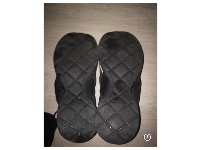 Chanel Sneaker schwarz Stoff Größe 39 - Ansicht 5