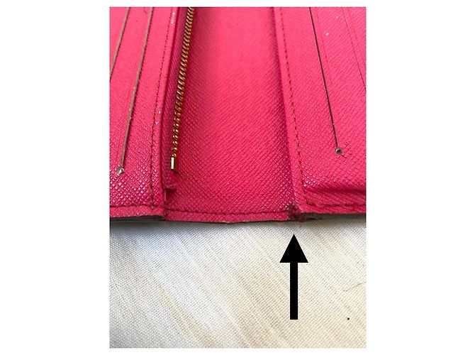 Louis Vuitton UNGEWÖHNLICHE STOFFBRIEFTASCHE Braun - Ansicht 16