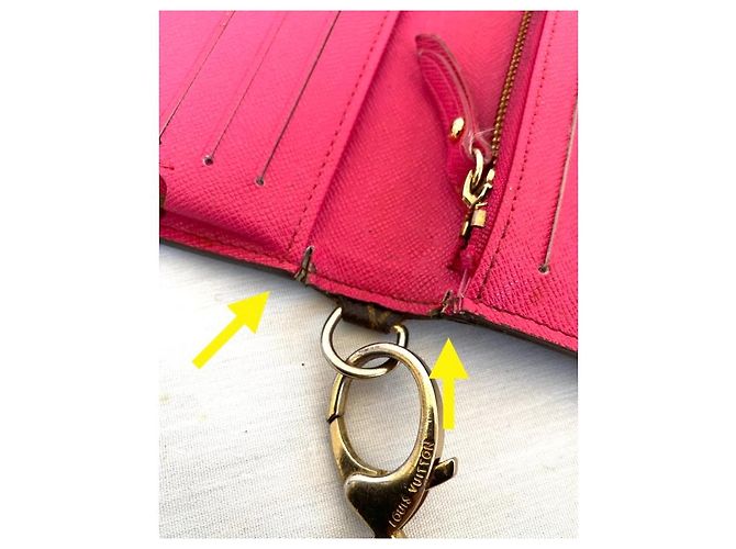 Louis Vuitton UNGEWÖHNLICHE STOFFBRIEFTASCHE Braun - Ansicht 18