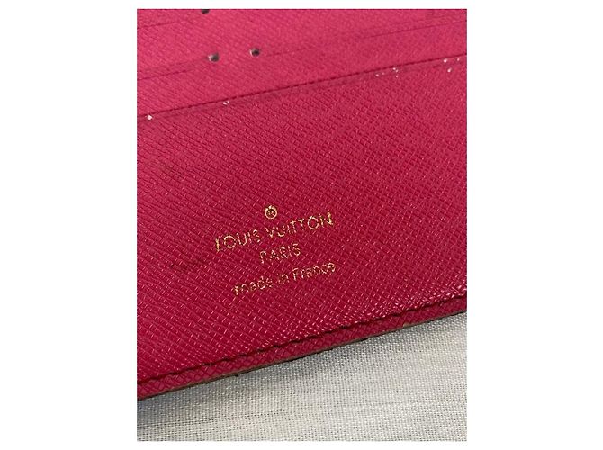 Louis Vuitton UNGEWÖHNLICHE STOFFBRIEFTASCHE Braun - Ansicht 2