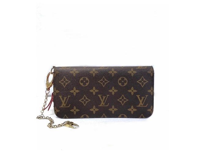 Louis Vuitton UNGEWÖHNLICHE STOFFBRIEFTASCHE Braun - Ansicht 4
